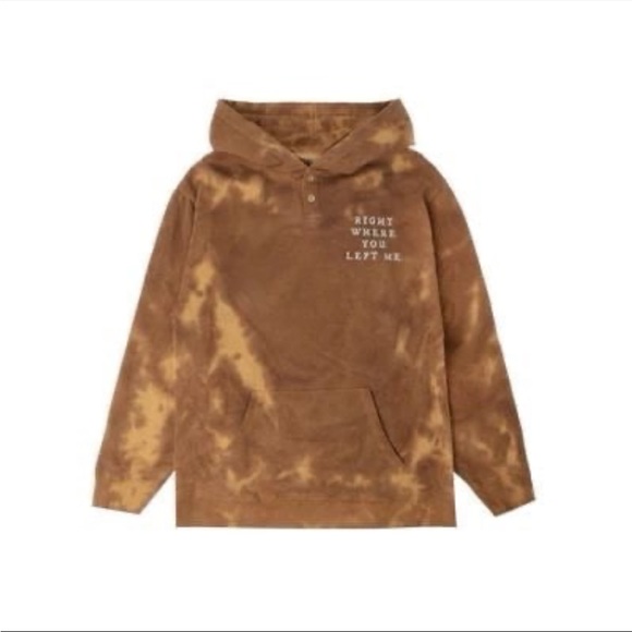 Taylor Swift Right Where You Left Me Henley Hoodie L - Picture 1 of 6